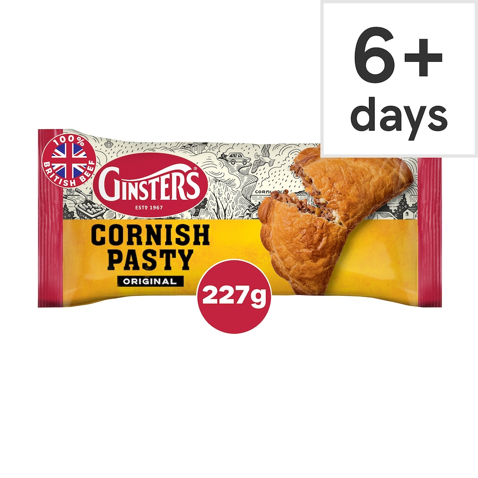 image 1 of Ginsters Original Cornish Pasty 227G