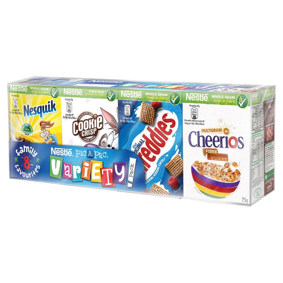 Nestle Pic A Pac Variety Pack Cereal 8 Pack