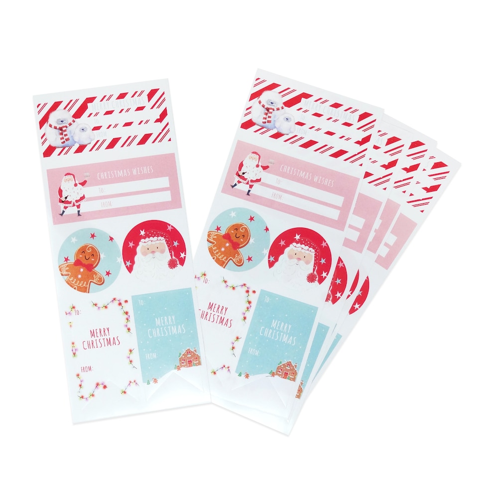 Tesco Festive Fun Sticker Sheets x 5