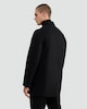 image 4 of F&F Single Breasted Shower Resistant Overcoat in Black
