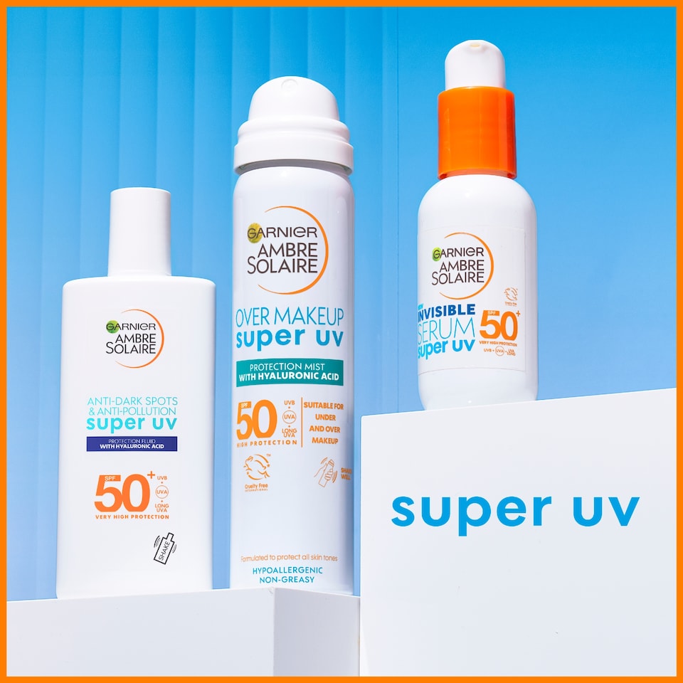 image 1 of GARNIER Ambre solaire SPF 50+ invisible super UV serum very high protection 30 ml