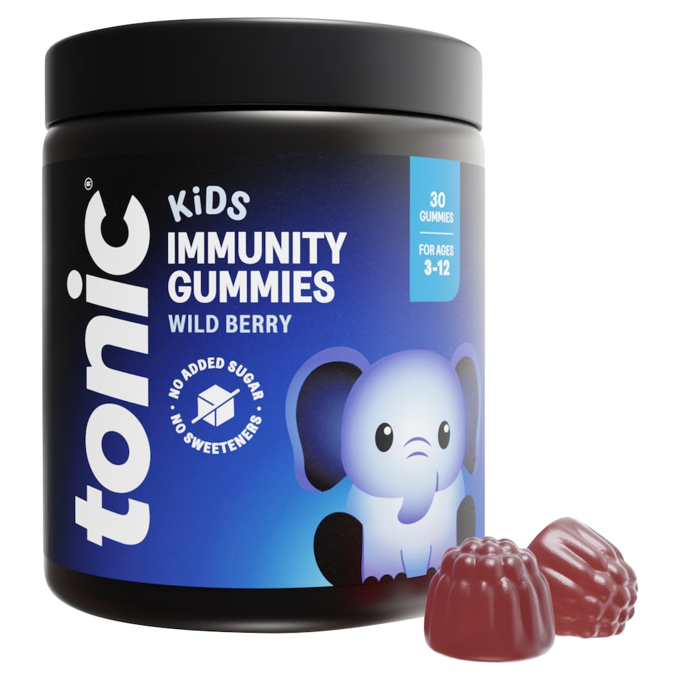 image 1 of Tonic Health Kids Immunity Wild Berry Gummies 4-12 Years 30ss