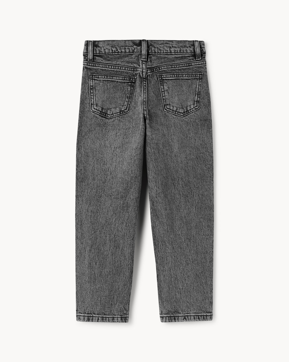 image 1 of F&F Boys Cotton Rich Jeans in Grey