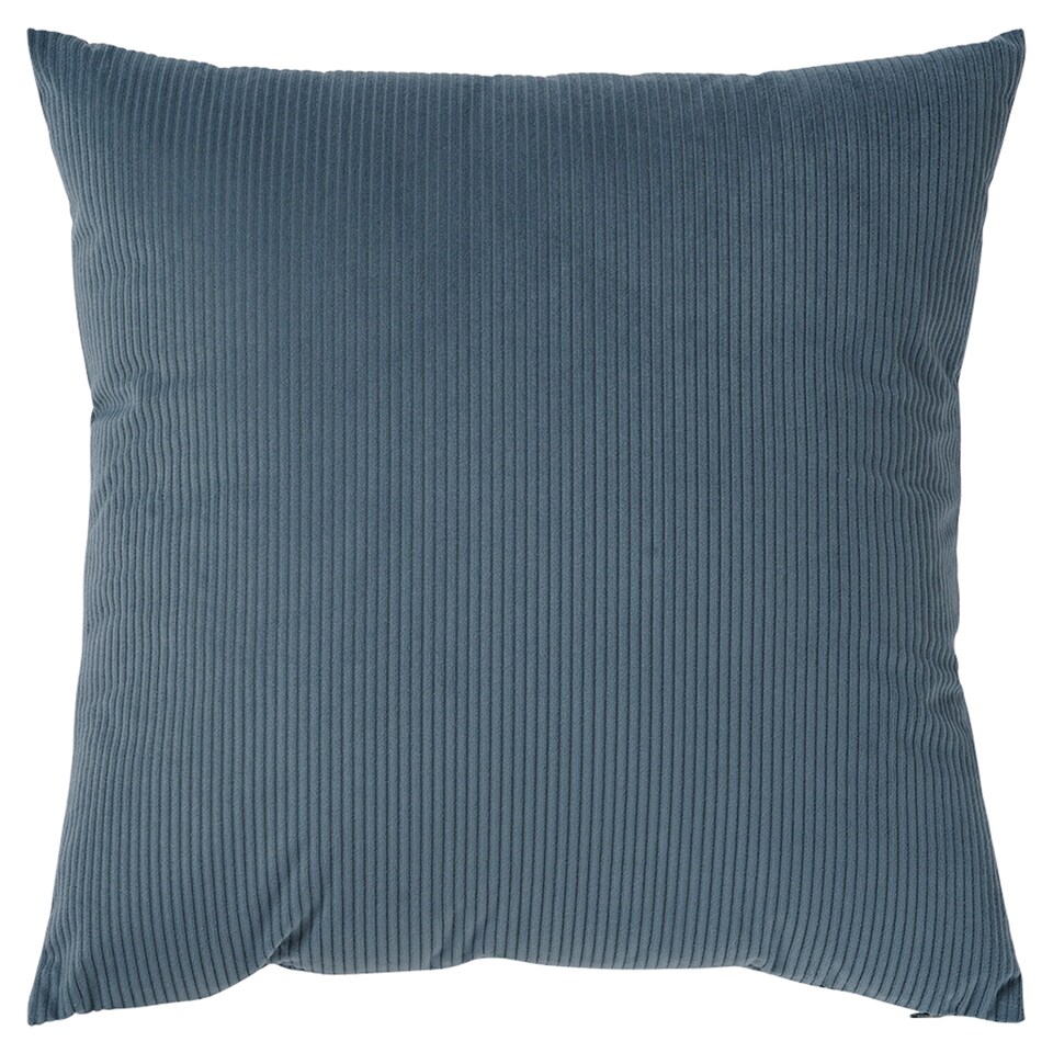 F&F Home Slate Blue Jumbo Cord Cushion