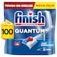 image 1 of Finish Quantum All In One 100 Dishwasher Tablets Lemon 1040g 