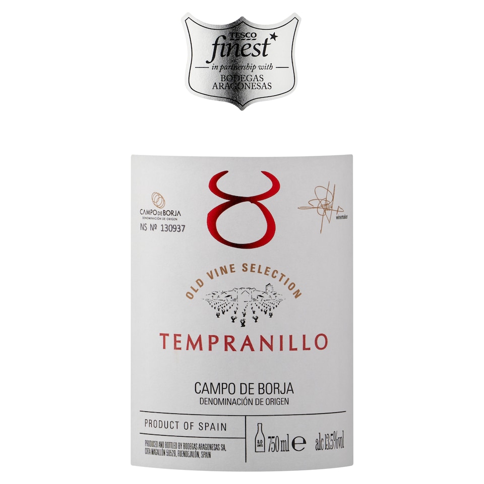 image 1 of Tesco Finest Tempranillo 750Ml