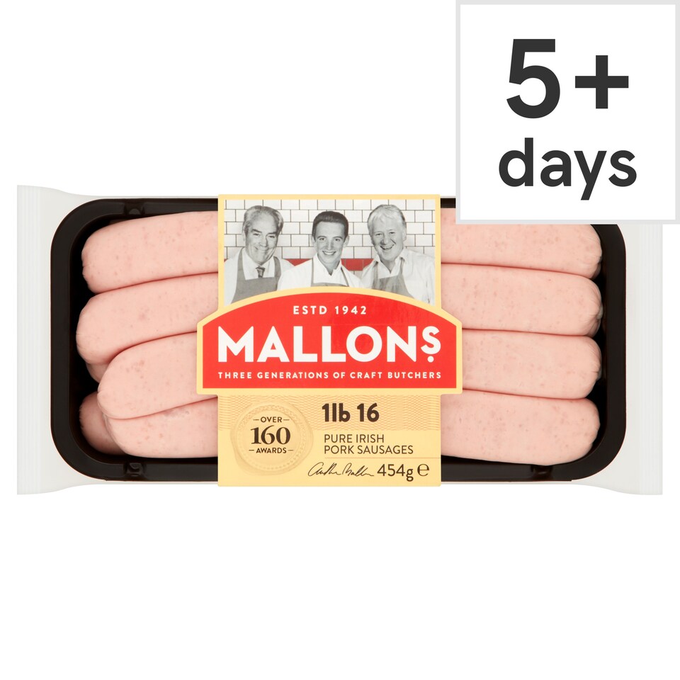 Mallons Pork Sausages 454G