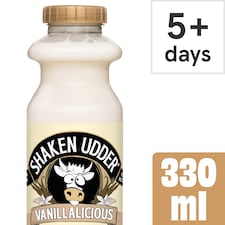 Shaken Udder Vanilla-Licious Milkshake 330Ml
