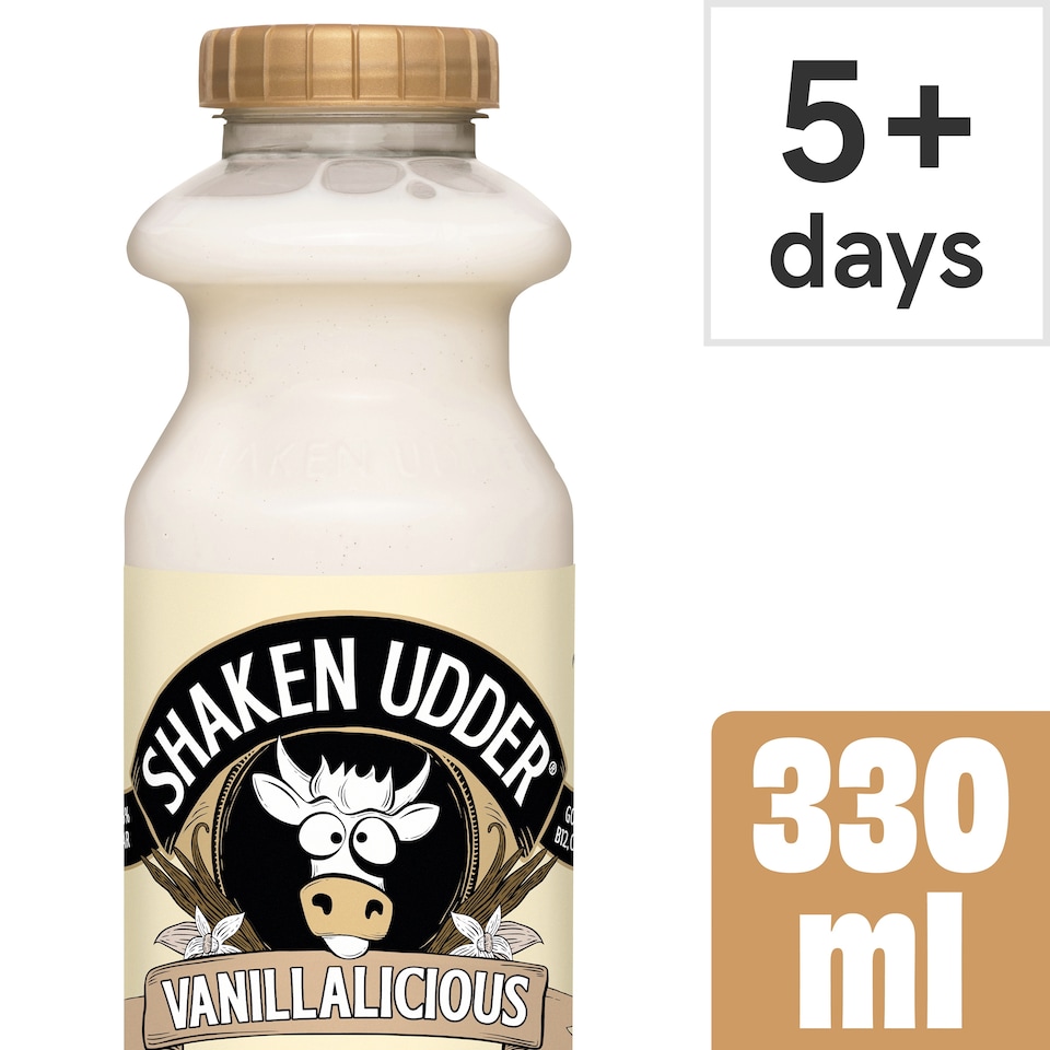 image 1 of Shaken Udder Vanilla-Licious Milkshake 330Ml