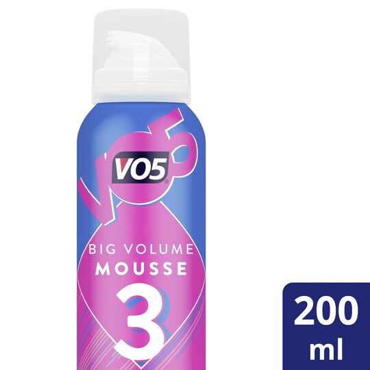 Vo5 Plump It Up Weightless Mousse 200Ml Tesco Groceries