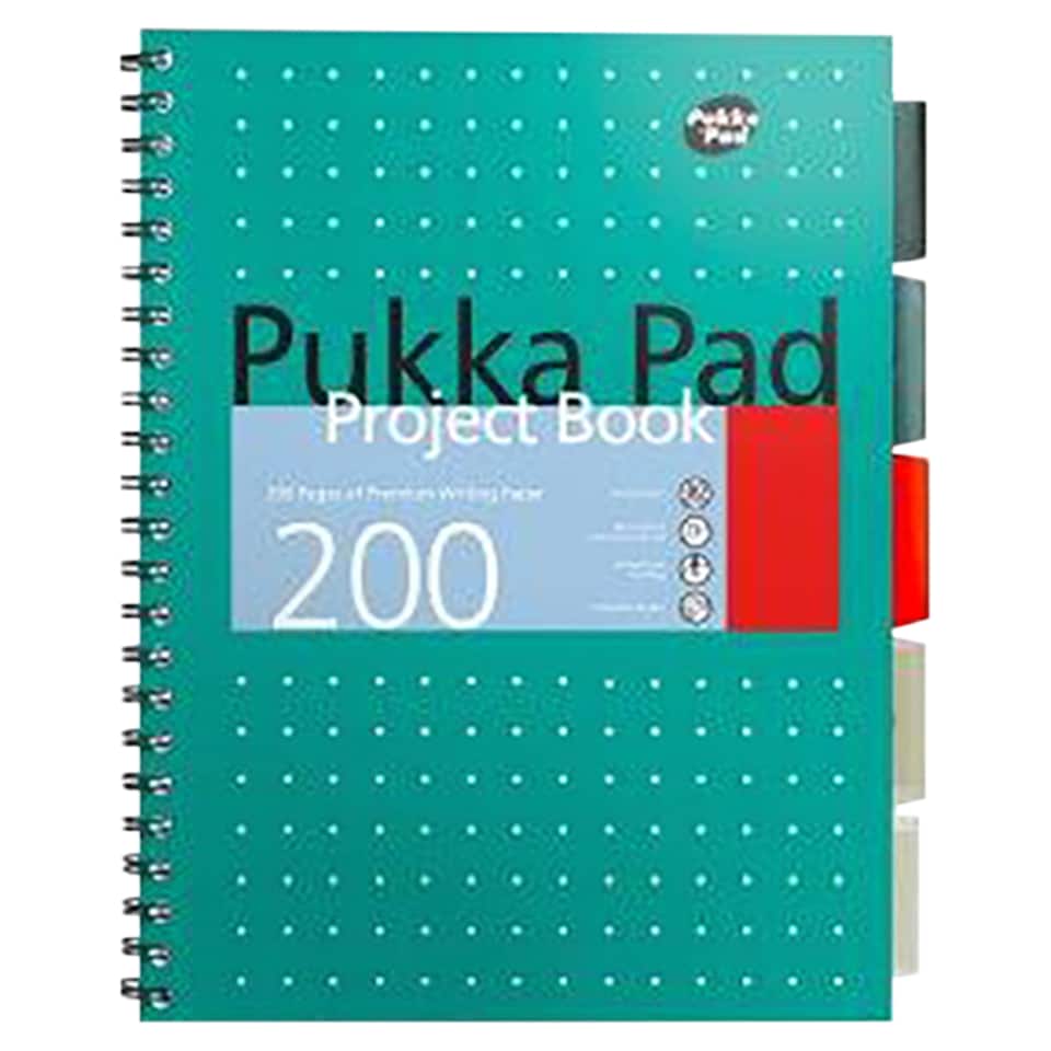 Pukka Metallics A4 Project Book