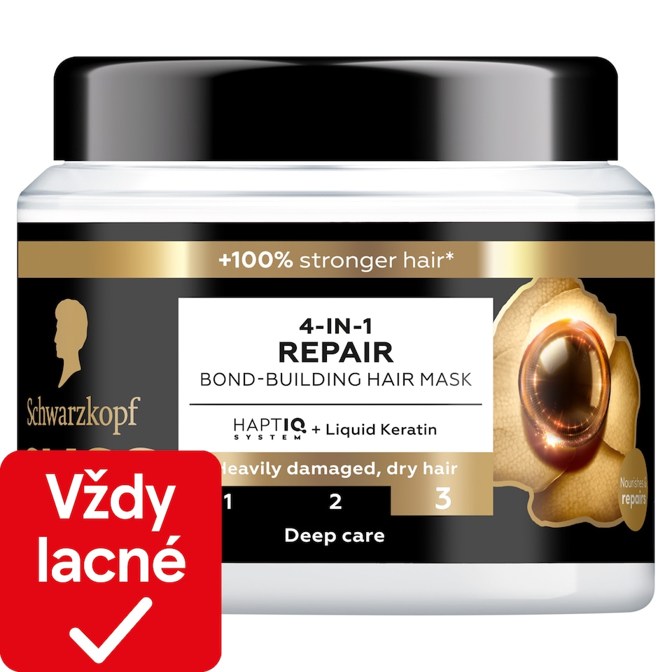 obrázok 1 z Schwarzkopf Gliss regeneračná maska 4v1 Ultimate Repair pre veľmi poškodené a suché vlasy 400 ml