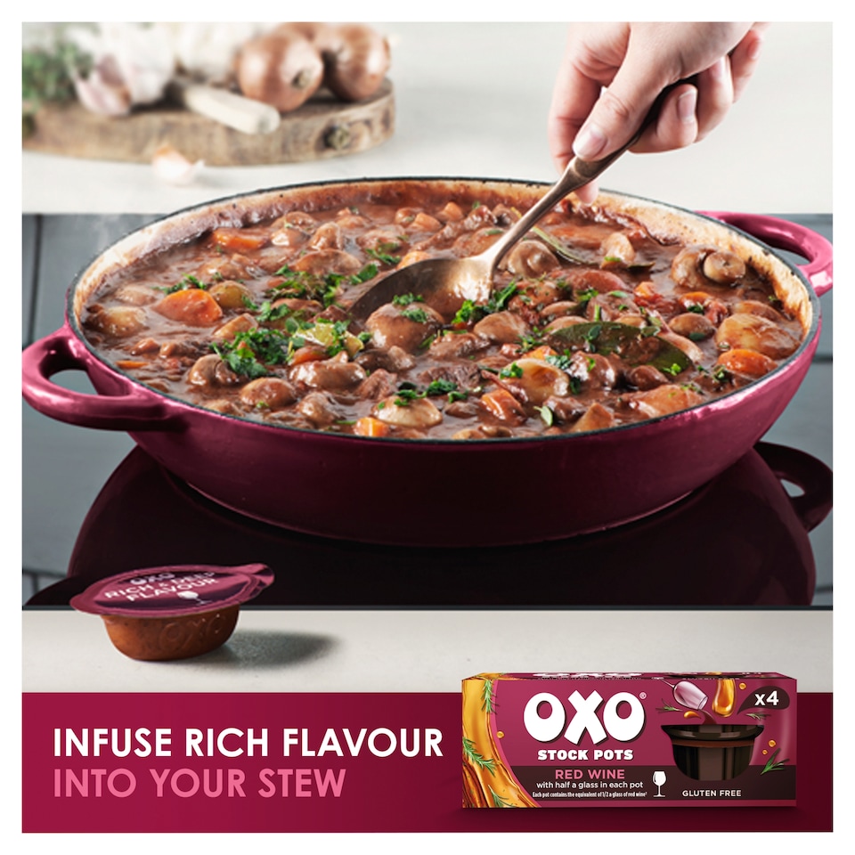 image 1 of Oxo Stock Pots Red Wine 4 X 20G