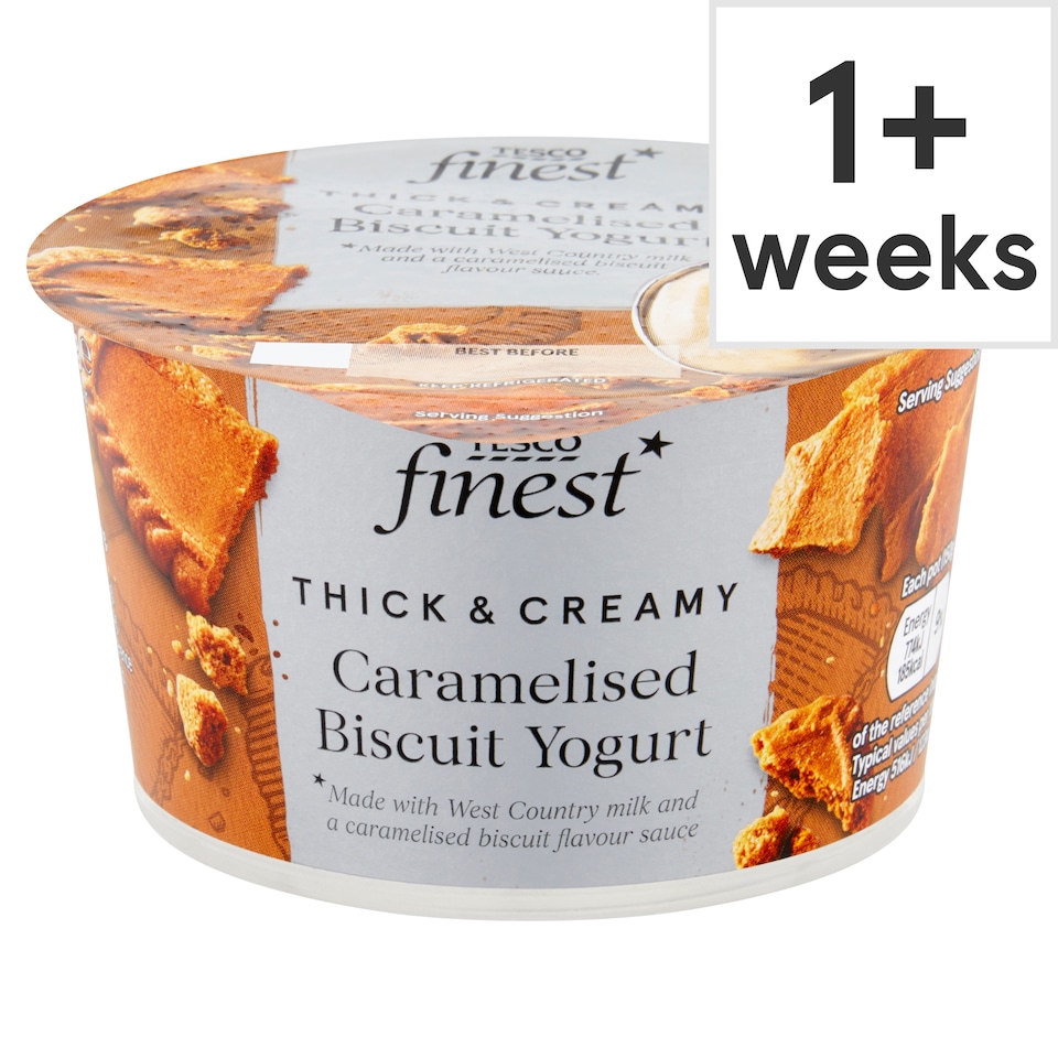 Tesco Finest Yogurt Caramelized Biscuit 150g