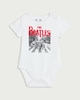 image 1 of The Beatles Pure Cotton Abbey Road Bodysuit in White