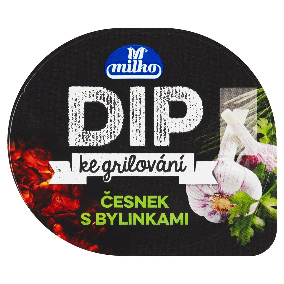 Obrázek 1 pro produkt Milko Dip ke grilování česnek s bylinkami 140g