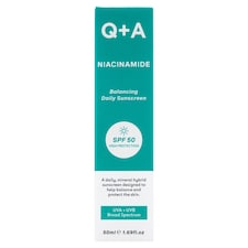 Q+A Niacinamide Balancing Daily Sunscreen SPF50 50ml