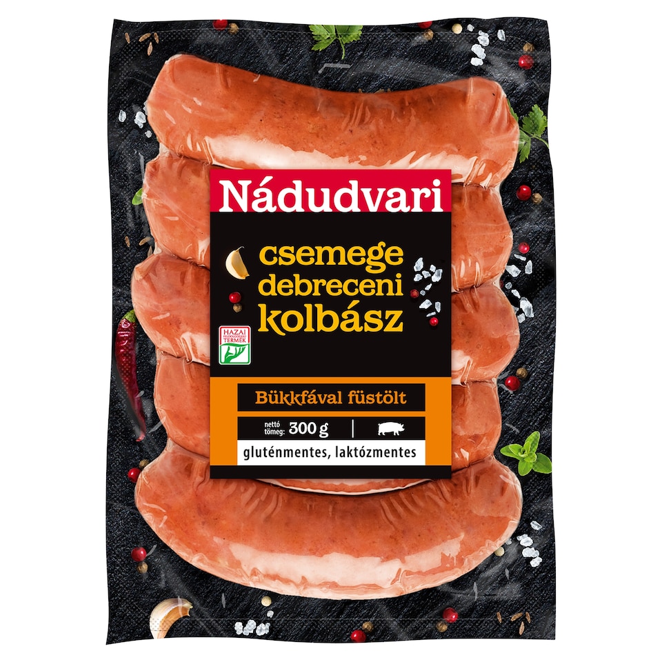 Nádudvari Delicate Pork Debreceni Sausage 300 g