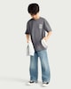 image 3 of F&F Boys Pure Cotton Driven by Adventure T-Shirt in Grey