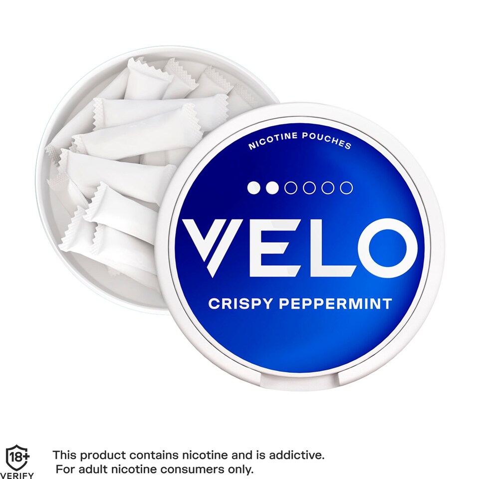 image 1 of Velo Crispy Peppermint 6mg Nicotine Pouches 20 Pack