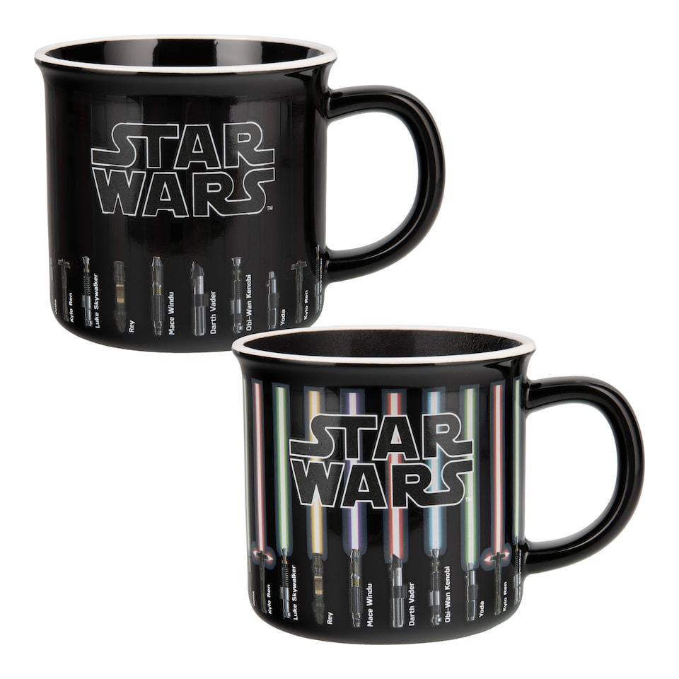 image 1 of Star Wars Heat Black Colour Change Lightsaber Mug