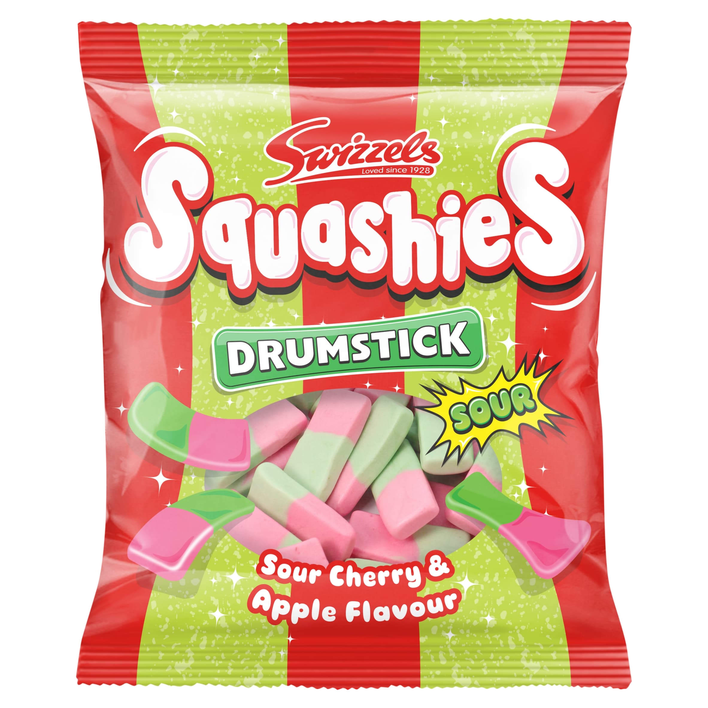 Swizzels Drumstick Squashies Sour Cherry & Apple 140G