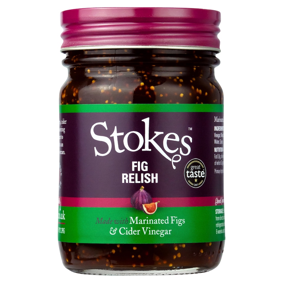 Stokes Fig Relish 250g