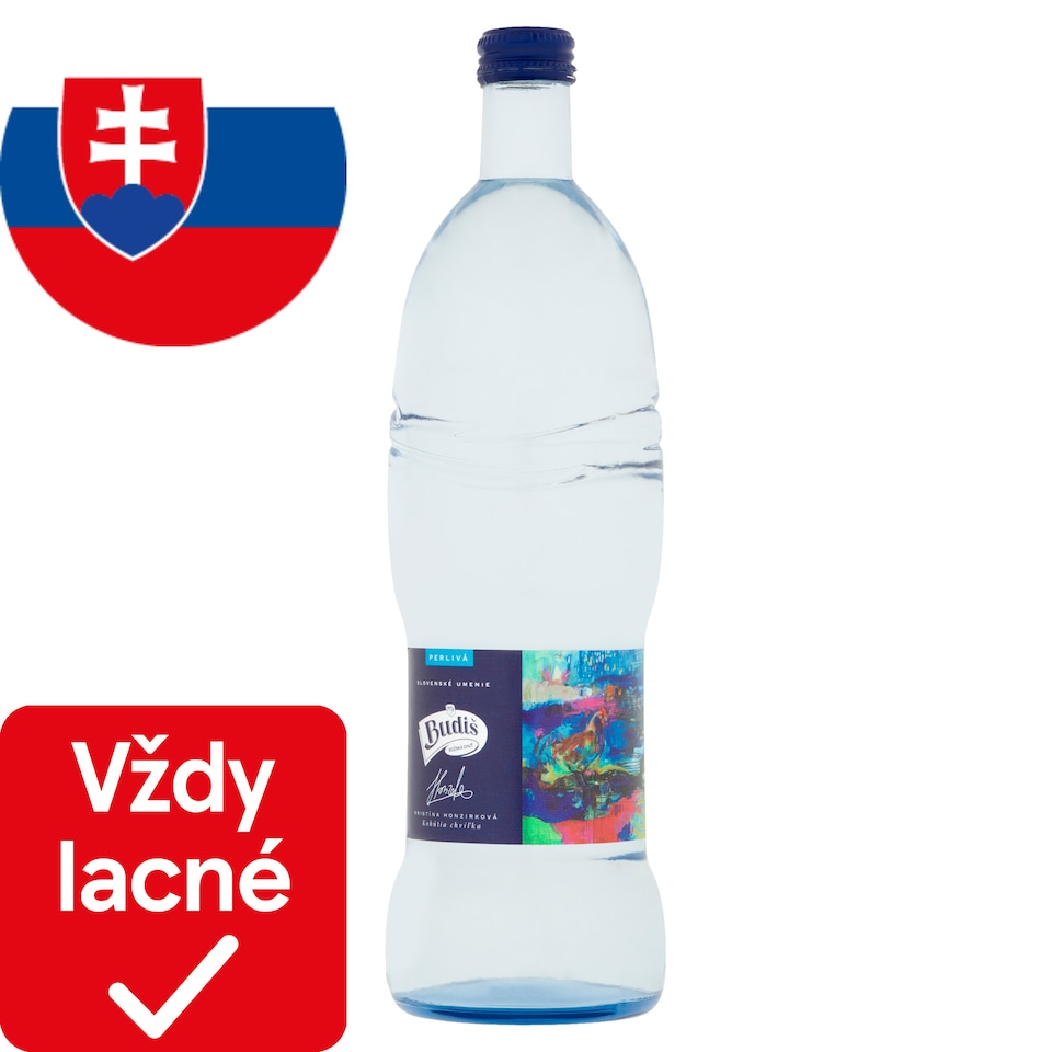 Budiš Prírodná minerálna voda perlivá 0,7 l