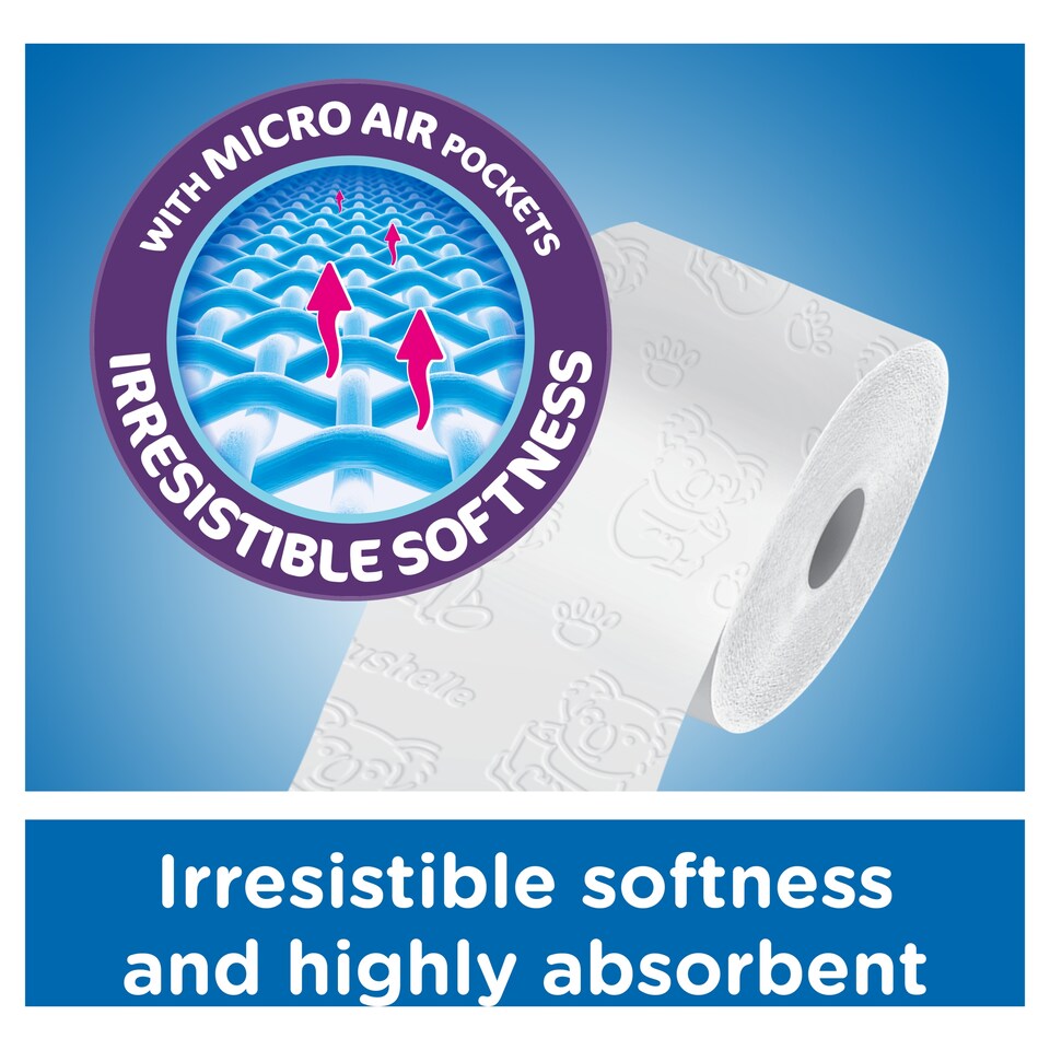 image 1 of Cushelle Original Tubeless Twice as Long Toilet Tissue 8 Rolls