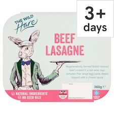 The Wild Hare Beef Lasagne 360g