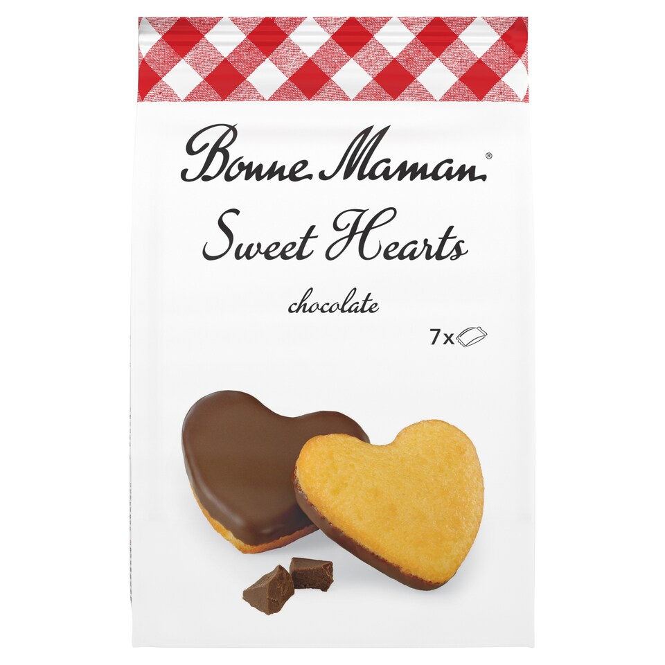 image 1 of Bonne Maman Chocolate Coated Sweet Hearts 7 Pack 175G