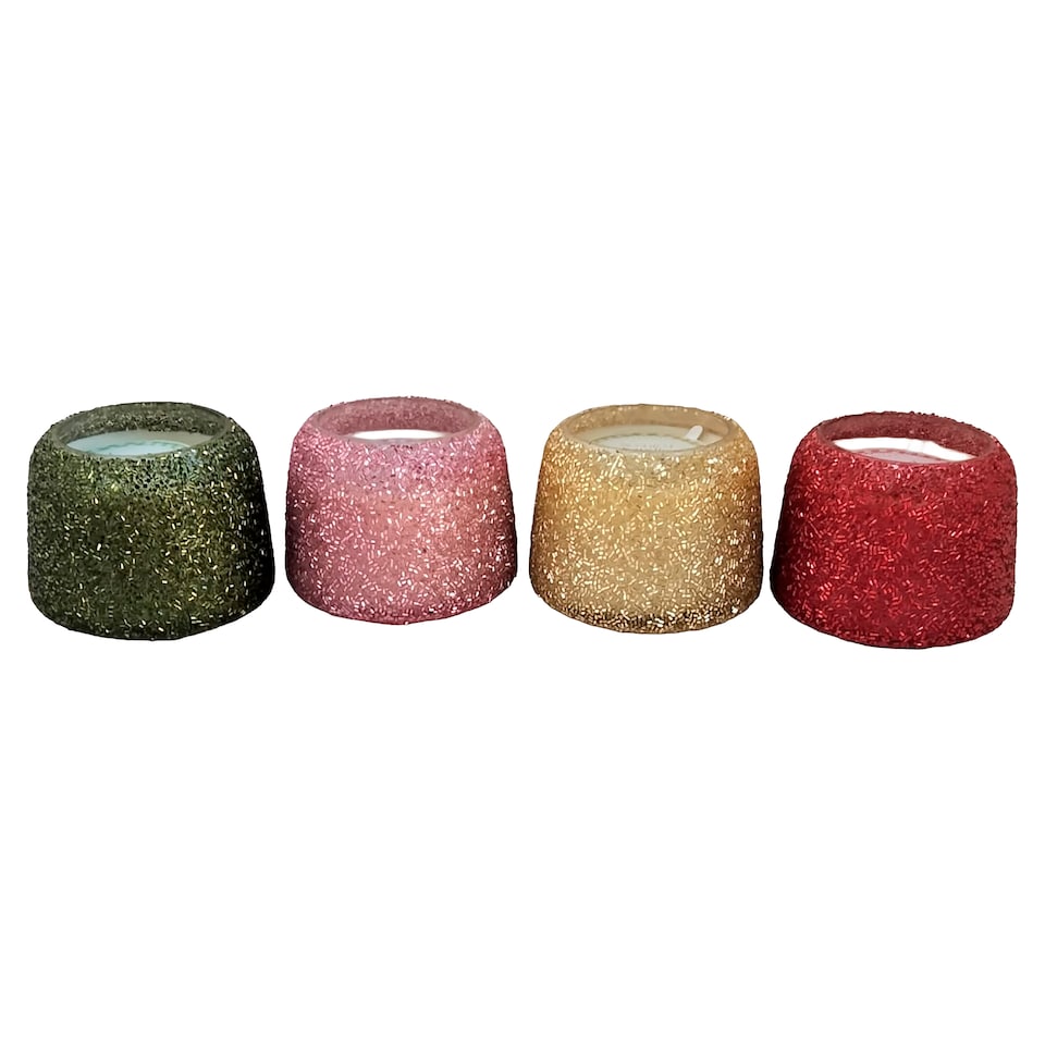 F&F Home Vanilla Musk Glitter Bead Candle Assortment 170g