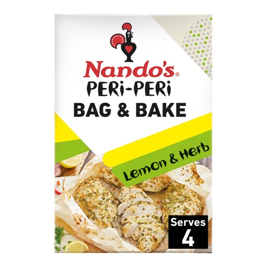 Nando's Peri Peri Bag & Bake Lemon & Herb 20G Tesco Groceries