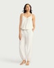 image 2 of F&F 2-Piece Pure Cotton Lace Trim Pyjama Set in Cream