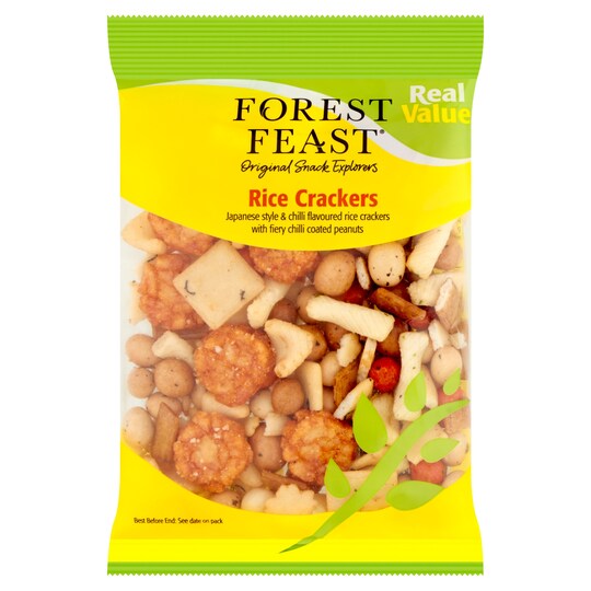 Forest Feast Rice Crackers Real Value 120G Tesco Groceries