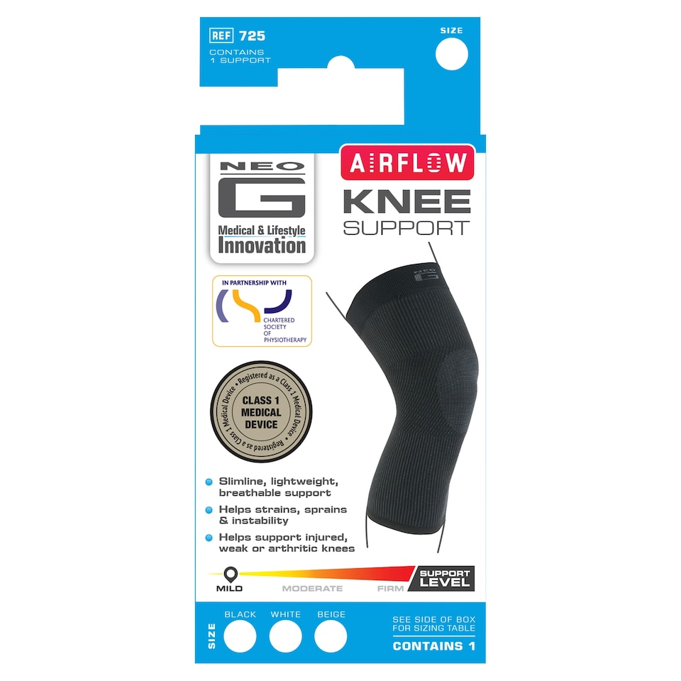 image 1 of Neo G Airflow Knee Support - Medical Device, Medium Size