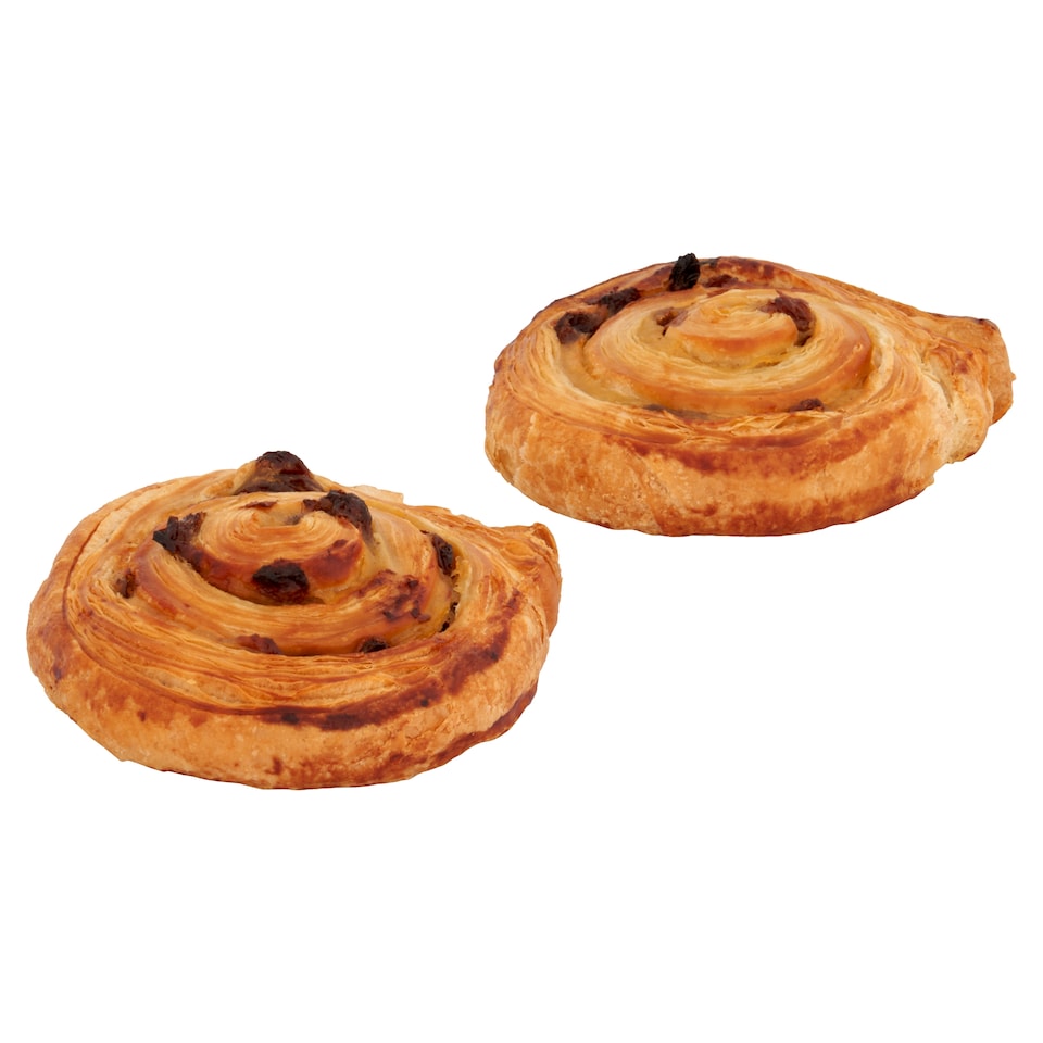 image 1 of Tesco All Butter Pain Aux Raisin Pastry 2 Pack