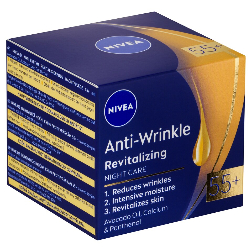 obrázok 1 z Nivea Obnovujúci nočný krém proti vráskam 55+ 50 ml