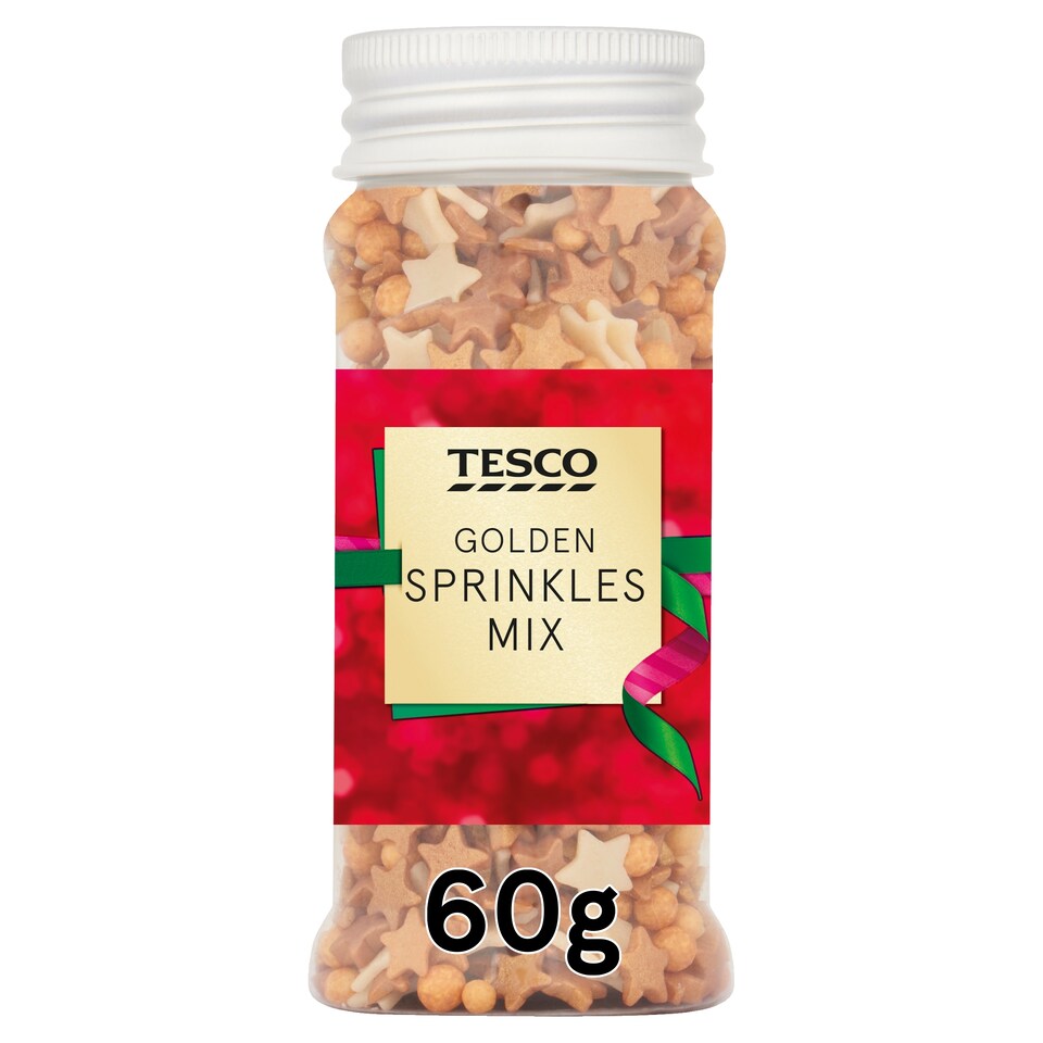 Tesco Golden Sprinkles Mix 60g