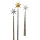 image 2 of Ginger Ray Shimmer 3 Pack Hanging Star Decorations