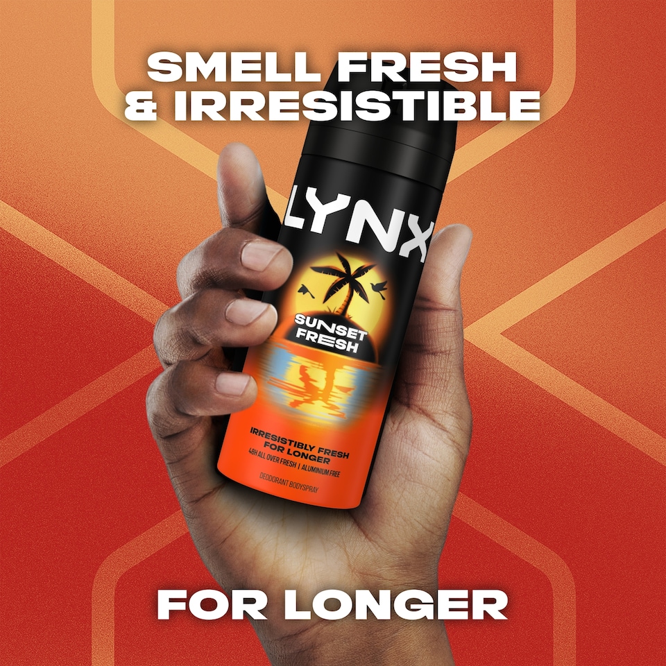image 1 of Lynx Deodorant Bodyspray Aerosol Sunset Fresh 150ml