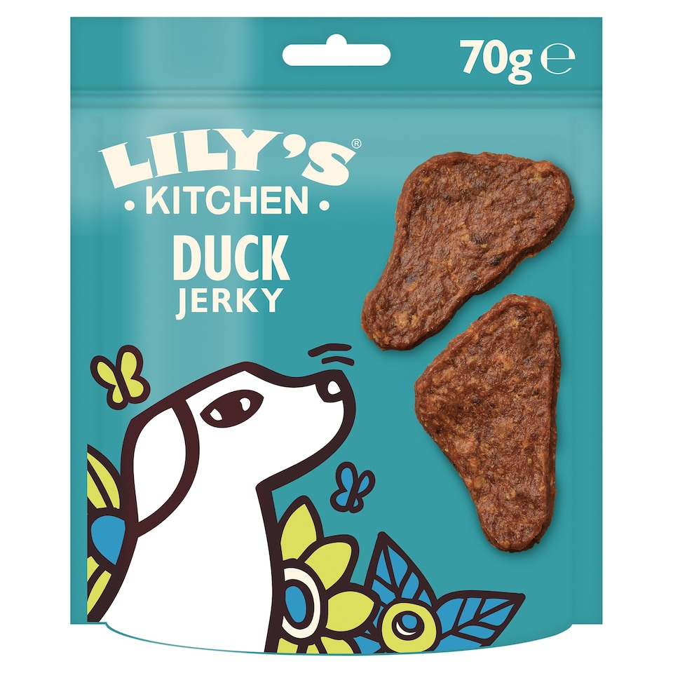 image 1 of Lilys Kitchen Duck Mini Jerky Dog Food 70G