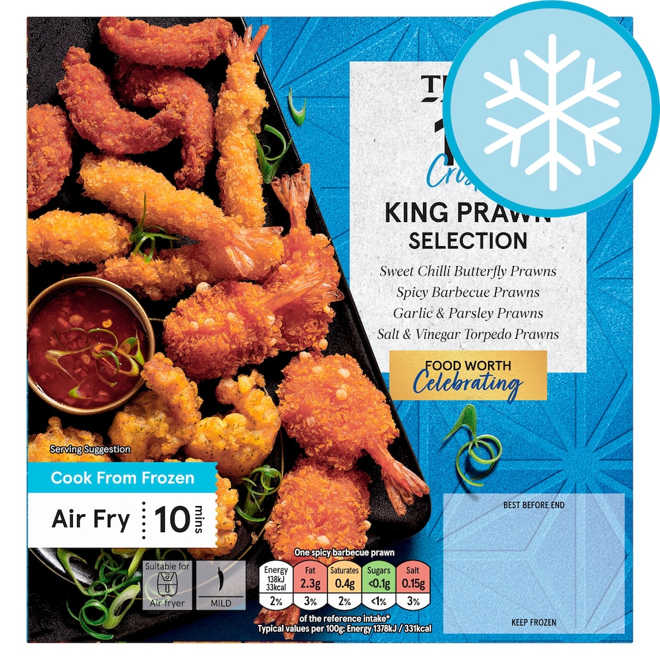Tesco 16 Prawn Selection Pack 180g