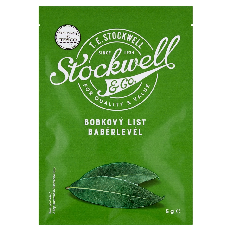 Stockwell & Co. szárított, egész babérlevél 5 g
