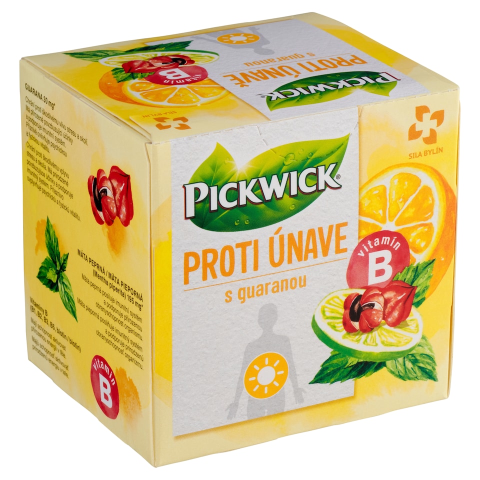 obrázok 1 z Pickwick Proti únave s guaranou zelený a bylinný čaj 10 x 1,5 g (15 g)