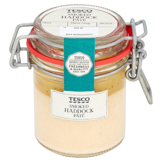 Tesco Smoked Haddock Pate With Citrus & Dill Glaze 125G Tesco Groceries