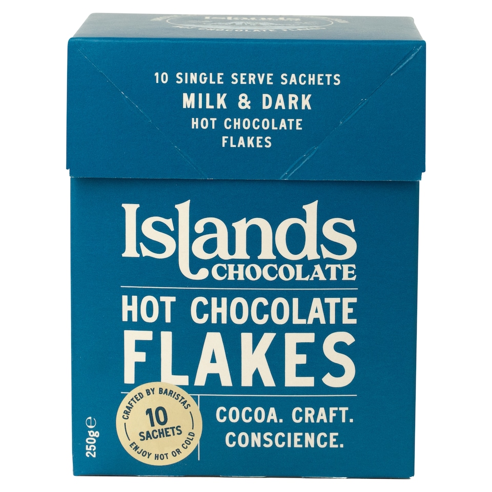 Islands Chocolate Hot Chocolate Flakes 250g