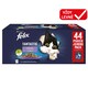 Obrázek 1 pro produkt Felix Fantastic kapsičky pro kočky hovězí, kuře, losos, tuňák v želé 44 x 85g