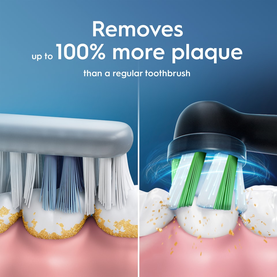 image 1 of Oral B Pro Series Duo Electric Toothbrush Pink/Black