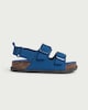 image 1 of F&F Boys Double Strap Buckle Sandals in Blue